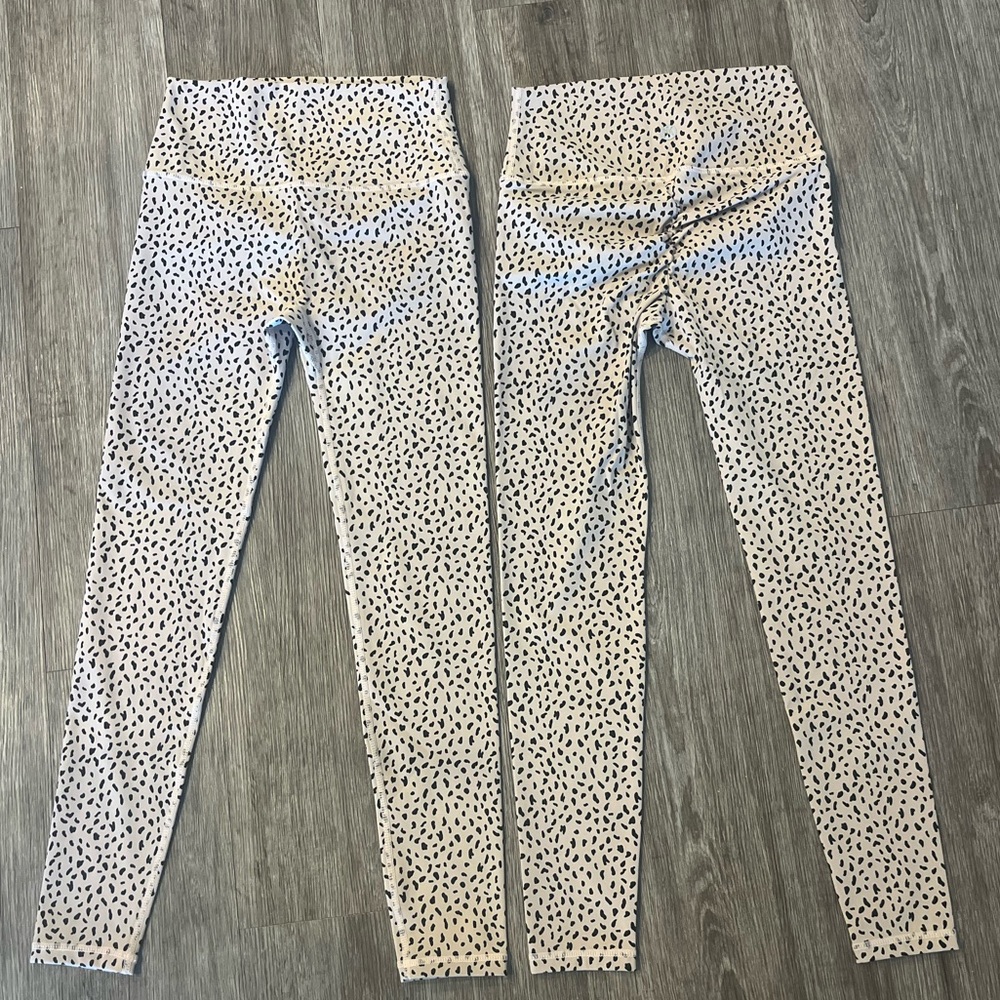 ASTORIA ACTIVEWEARS | LUXE IGNITE Full Length Scrunch Legging - XS Beige Speckle